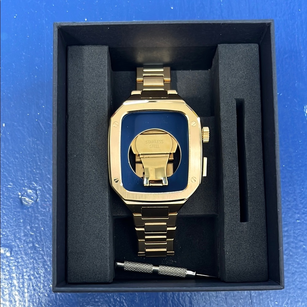 Gold Stainless Steel Watch